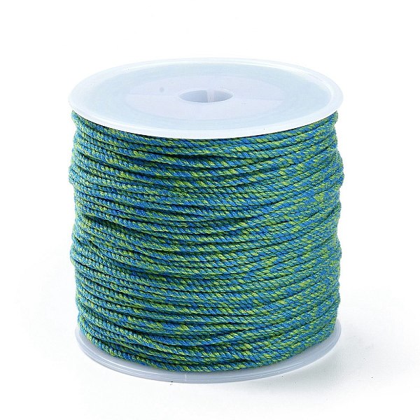 PandaHall Macrame Cotton Cord, Braided Rope, with Plastic Reel, for Wall Hanging, Crafts, Gift Wrapping, Teal, 1.2mm, about 54.68 Yards..., Cyan
PandaHall Macrame Cotton Cord, Braided Rope, with Plastic Reel, for Wall Hanging, Crafts, Gift Wrapping, Teal, 1.2mm, about 54.68 Yards..., Cyan