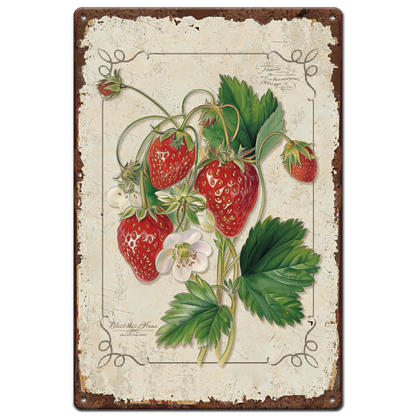 PandaHall Vintage Metal Tin Sign, Iron Wall Decor for Bars, Restaurants, Cafe Pubs, Rectangle, Strawberry, 300x200x0.5mm Iron Strawberry
PandaHall Vintage Metal Tin Sign, Iron Wall Decor for Bars, Restaurants, Cafe Pubs, Rectangle, Strawberry, 300x200x0.5mm Iron Strawberry
