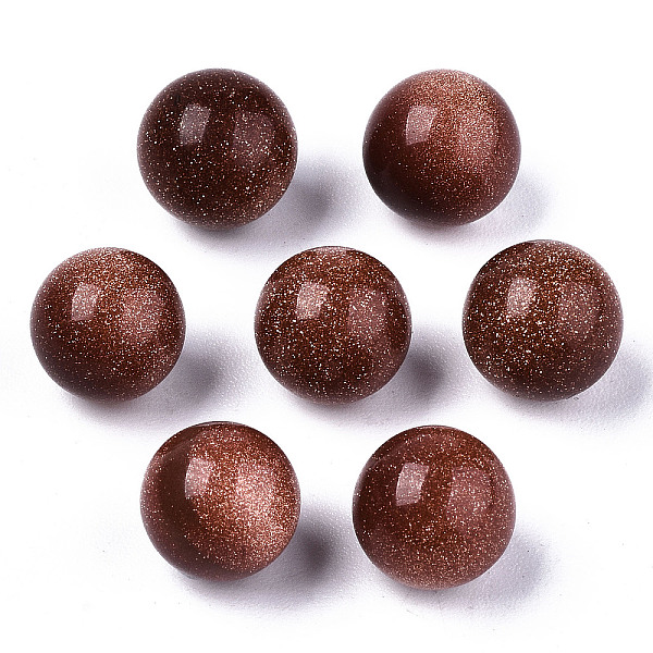 PandaHall Synthetic Goldstone Beads, No Hole/Undrilled, Round, 8mm Goldstone Round
PandaHall Synthetic Goldstone Beads, No Hole/Undrilled, Round, 8mm Goldstone Round