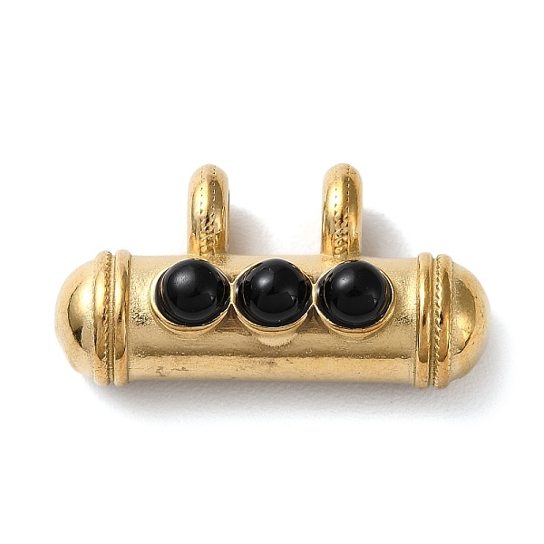 PandaHall Boho Style Natural Obsidian 3-Bead Pendants, Column Charms with Golden Plated 304 Stainless Steel Findings, 14.5x28x9mm, Hole: 4mm...
PandaHall Boho Style Natural Obsidian 3-Bead Pendants, Column Charms with Golden Plated 304 Stainless Steel Findings, 14.5x28x9mm, Hole: 4mm...
