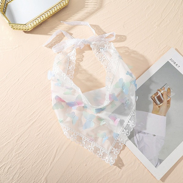 PandaHall Lace Triangular Scarf Headband, Sweet Girl Style Hollowed Out Headscarf, Butterfly, 470x405mm Cloth Butterfly
PandaHall Lace Triangular Scarf Headband, Sweet Girl Style Hollowed Out Headscarf, Butterfly, 470x405mm Cloth Butterfly