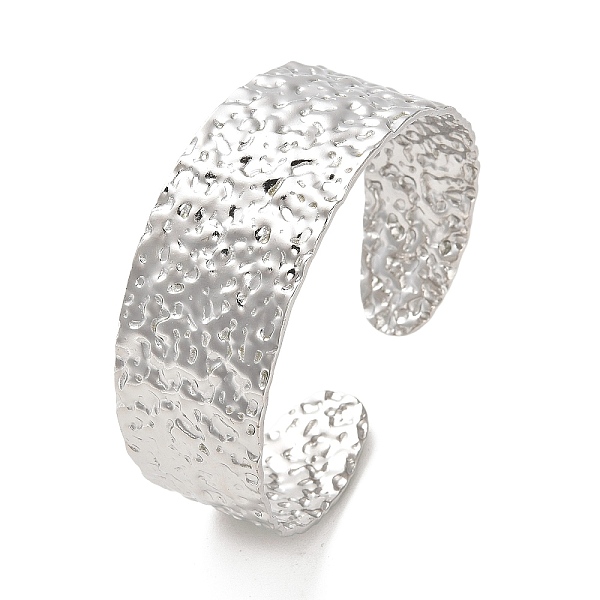 PandaHall 304 Stainless Steel Textured Flat Cuff Bangles, Stainless Steel Color, Inner Diameter: 2-1/4 inch(5.6cm) 304 Stainless Steel
PandaHall 304 Stainless Steel Textured Flat Cuff Bangles, Stainless Steel Color, Inner Diameter: 2-1/4 inch(5.6cm) 304 Stainless Steel