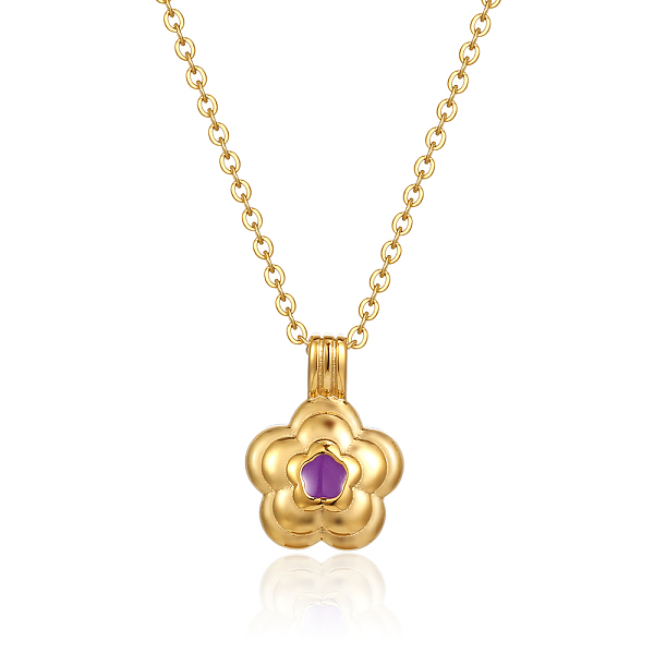 PandaHall Flower Pattern Pendant Necklaces, Stainless Steel Cable Chain Necklaces for Women Stainless Steel
PandaHall Flower Pattern Pendant Necklaces, Stainless Steel Cable Chain Necklaces for Women Stainless Steel