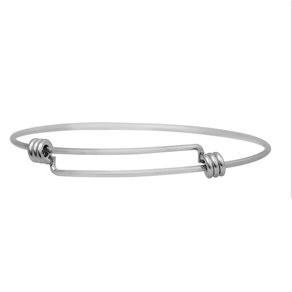 PandaHall Adjustable 316 Surgical Stainless Steel Expandable Bangle Making, Stainless Steel Color, 2-1/2 inch(6.5cm) Stainless Steel
PandaHall Adjustable 316 Surgical Stainless Steel Expandable Bangle Making, Stainless Steel Color, 2-1/2 inch(6.5cm) Stainless Steel