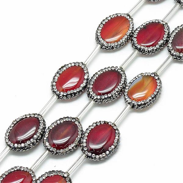 PandaHall Natural Agate Rhinestone Beads, Dyed, Oval, Dark Red, 20.5~23x6mm, Hole: 1mm Natural Agate Oval Red
PandaHall Natural Agate Rhinestone Beads, Dyed, Oval, Dark Red, 20.5~23x6mm, Hole: 1mm Natural Agate Oval Red