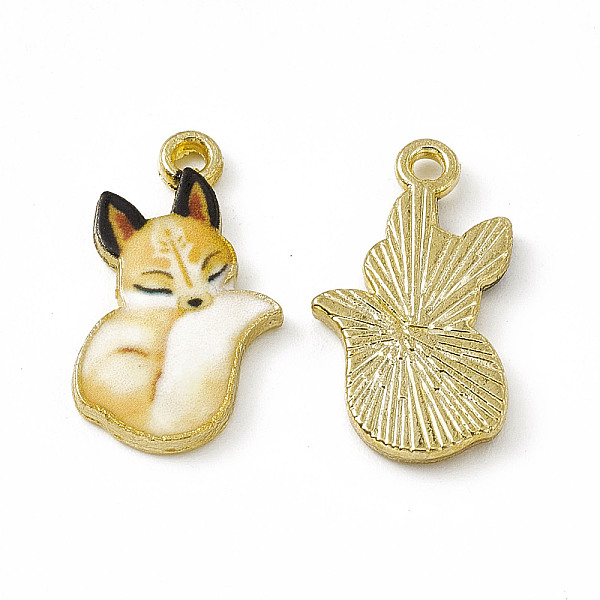 PandaHall Painted Alloy Pendants, Fox Charm, Cadmium Free & Nickel Free & Lead Free, Golden, Moccasin, 19.5x11.5x2mm, Hole: 1.5mm Alloy Fox..., Orange
PandaHall Painted Alloy Pendants, Fox Charm, Cadmium Free & Nickel Free & Lead Free, Golden, Moccasin, 19.5x11.5x2mm, Hole: 1.5mm Alloy Fox..., Orange