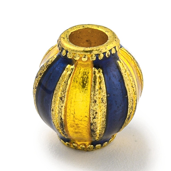 PandaHall Brass Beads, with Enamel, Real 18K Gold Plated, Lantern, 11x9.2mm, Hole: 3.5mm Brass+Enamel Lantern Blue
PandaHall Brass Beads, with Enamel, Real 18K Gold Plated, Lantern, 11x9.2mm, Hole: 3.5mm Brass+Enamel Lantern Blue