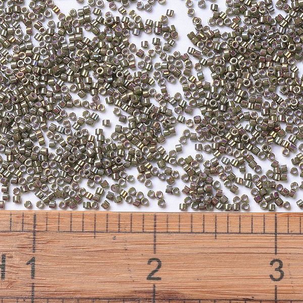 PandaHall MIYUKI Delica Beads, Cylinder, Japanese Seed Beads, 11/0, (DB1011) Metallic Dusty Mauve Gold Iris, 1.3x1.6mm, Hole: 0.8mm, about..., Purple
PandaHall MIYUKI Delica Beads, Cylinder, Japanese Seed Beads, 11/0, (DB1011) Metallic Dusty Mauve Gold Iris, 1.3x1.6mm, Hole: 0.8mm, about..., Purple