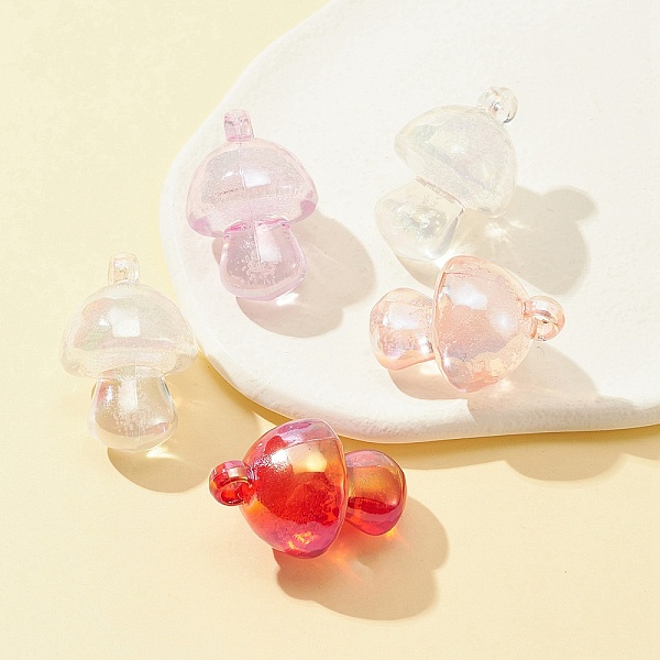 PandaHall Transparent Acrylic Pendants, Mushroom, Mixed Color, 33x22mm, Hole: 3mm Acrylic Mushroom Multicolor
PandaHall Transparent Acrylic Pendants, Mushroom, Mixed Color, 33x22mm, Hole: 3mm Acrylic Mushroom Multicolor