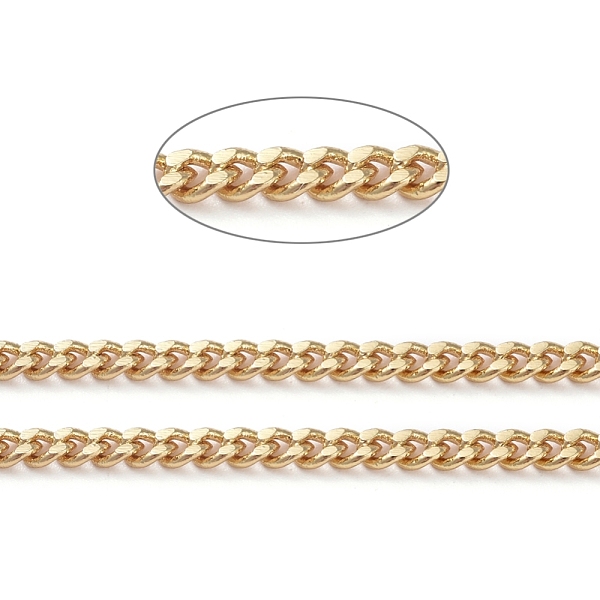PandaHall Brass Curb Chains, Twisted Chains, Diamond Cut Chains, Soldered, Faceted, Long-Lasting Plated, with Spool, Real 18K Gold Plated...
PandaHall Brass Curb Chains, Twisted Chains, Diamond Cut Chains, Soldered, Faceted, Long-Lasting Plated, with Spool, Real 18K Gold Plated...