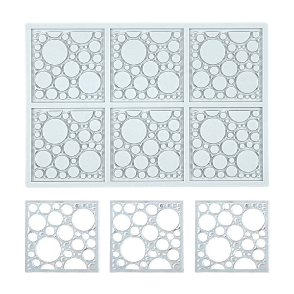 PandaHall Round Pattern Square DIY Silicone Molds, Fondant Molds, Resin Casting Molds, for Chocolate, Candy, UV Resin & Epoxy Resin Craft..., Gray
PandaHall Round Pattern Square DIY Silicone Molds, Fondant Molds, Resin Casting Molds, for Chocolate, Candy, UV Resin & Epoxy Resin Craft..., Gray