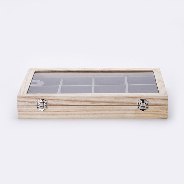 PandaHall Wooden Bracelet Presentation Boxes, with Glass, 12 Grids Bracelet/Bangle Display Boxes with Transparent Lid, Rectangle, Antique..., Orange
PandaHall Wooden Bracelet Presentation Boxes, with Glass, 12 Grids Bracelet/Bangle Display Boxes with Transparent Lid, Rectangle, Antique..., Orange