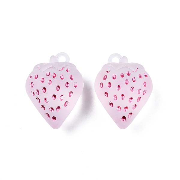 PandaHall Frosted Acrylic Enamel Pendants, Strawberry Charms, Hot Pink, 41.5x31.5x22.5mm, Hole: 4mm Acrylic Fruit
PandaHall Frosted Acrylic Enamel Pendants, Strawberry Charms, Hot Pink, 41.5x31.5x22.5mm, Hole: 4mm Acrylic Fruit