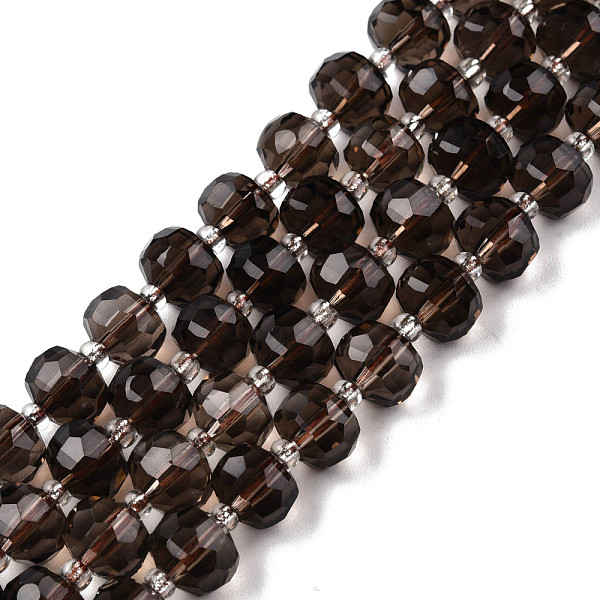 PandaHall Natural Smoky Quartz Beads Strands, with Seed Beads, Faceted, Rondelle, 8x6mm, Hole: 1mm, about 20~22pcs/strand, 7.09 inch(18cm)...
PandaHall Natural Smoky Quartz Beads Strands, with Seed Beads, Faceted, Rondelle, 8x6mm, Hole: 1mm, about 20~22pcs/strand, 7.09 inch(18cm)...