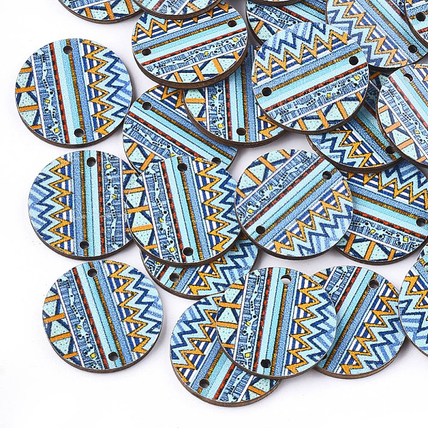 PandaHall Printed Basswood Links, Flat Round, Colorful, 19.5x2mm, Hole: 1.5mm Wood Flat Round
PandaHall Printed Basswood Links, Flat Round, Colorful, 19.5x2mm, Hole: 1.5mm Wood Flat Round