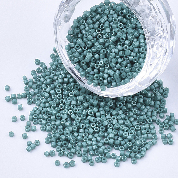 PandaHall Baking Paint Cylinder Seed Beads, Uniform Size, Cadet Blue, 1.5~2x1~2mm, Hole: 0.8mm, about 4000pcs/bag, about 50g/bag Glass Blue
PandaHall Baking Paint Cylinder Seed Beads, Uniform Size, Cadet Blue, 1.5~2x1~2mm, Hole: 0.8mm, about 4000pcs/bag, about 50g/bag Glass Blue