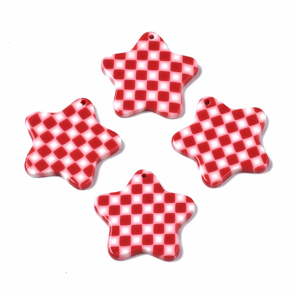 PandaHall Opaque Cellulose Acetate(Resin) Pendants, Star with Grid Pattern, Red, 26x26.5x2.5mm, Hole: 1.4mm Cellulose Acetate Star Red
PandaHall Opaque Cellulose Acetate(Resin) Pendants, Star with Grid Pattern, Red, 26x26.5x2.5mm, Hole: 1.4mm Cellulose Acetate Star Red