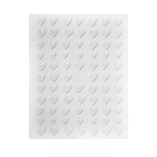 PandaHall Nail Art Stickers Decals, Self Adhesive, for Nail Tips Decorations, White, Heart Pattern, 101x78.5mm Paper Heart White
PandaHall Nail Art Stickers Decals, Self Adhesive, for Nail Tips Decorations, White, Heart Pattern, 101x78.5mm Paper Heart White