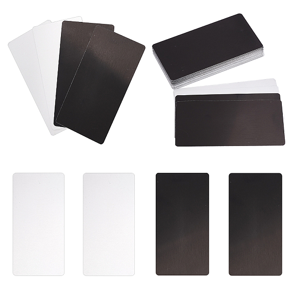 PandaHall 20Pcs 2 Colors Aluminium Blank Name Cards, for Laser Engraved Custom Visiting Business Cards, Mixed Color, 100x50x0.45mm..., Multicolor
PandaHall 20Pcs 2 Colors Aluminium Blank Name Cards, for Laser Engraved Custom Visiting Business Cards, Mixed Color, 100x50x0.45mm..., Multicolor