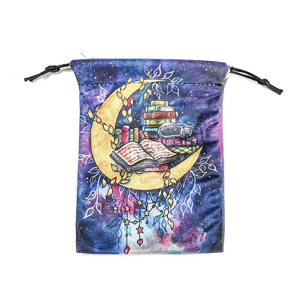 PandaHall Double Face Printed Velvet Storage Bags, Drawstring Pouches Tarot Cards Packaging Bag, Rectangle, Moon, 17.9x13cm Velvet Moon
PandaHall Double Face Printed Velvet Storage Bags, Drawstring Pouches Tarot Cards Packaging Bag, Rectangle, Moon, 17.9x13cm Velvet Moon