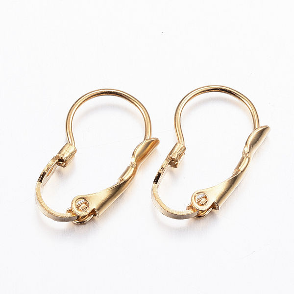 PandaHall 304 Stainless Steel Leverback Earring Findings, Golden, 16.5x10x3.5mm, Pin: 0.8mm 304 Stainless Steel
PandaHall 304 Stainless Steel Leverback Earring Findings, Golden, 16.5x10x3.5mm, Pin: 0.8mm 304 Stainless Steel