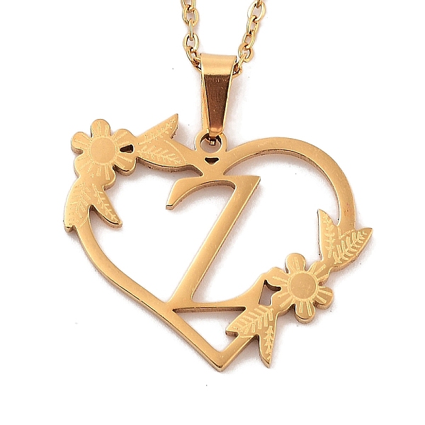 PandaHall Vacuum Plating 201 Stainless Steel Pendant Necklaces, Letter Z, 12.28 inch(31.2cm) 201 Stainless Steel Letter Z
PandaHall Vacuum Plating 201 Stainless Steel Pendant Necklaces, Letter Z, 12.28 inch(31.2cm) 201 Stainless Steel Letter Z