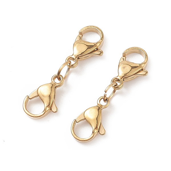 PandaHall 304 Stainless Steel Double Lobster Claw Clasps, Golden, 24mm 304 Stainless Steel Others
PandaHall 304 Stainless Steel Double Lobster Claw Clasps, Golden, 24mm 304 Stainless Steel Others