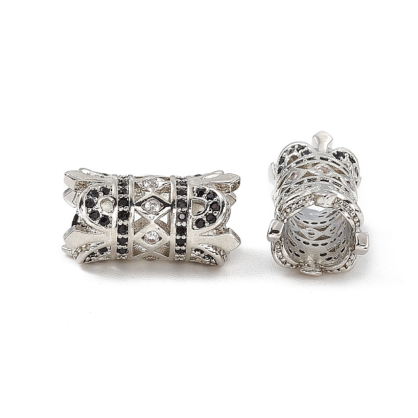 PandaHall Brass Micro Pave Black Cubic Zirconia Beads, Column, Platinum, 17.5x9.5mm, Hole: 5.5mm Brass+Cubic Zirconia Column Black
PandaHall Brass Micro Pave Black Cubic Zirconia Beads, Column, Platinum, 17.5x9.5mm, Hole: 5.5mm Brass+Cubic Zirconia Column Black