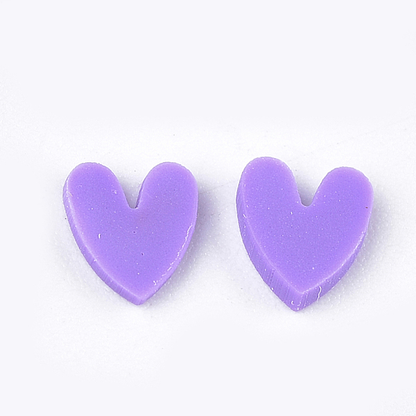 PandaHall Handmade Polymer Clay Nail Art Decoration, Fashion Nail Care, No Hole, Heart, Medium Slate Blue, 4~6x4~5x1~2mm Polymer Clay Heart..., Purple
PandaHall Handmade Polymer Clay Nail Art Decoration, Fashion Nail Care, No Hole, Heart, Medium Slate Blue, 4~6x4~5x1~2mm Polymer Clay Heart..., Purple
