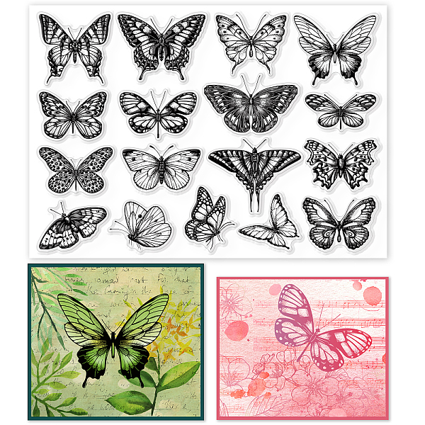 PandaHall GLOBLELAND Vintage Realistic Butterfly Clear Stamps for DIY Scrapbooking Decor Butterfly Specimen Transparent Silicone Stamps for...
PandaHall GLOBLELAND Vintage Realistic Butterfly Clear Stamps for DIY Scrapbooking Decor Butterfly Specimen Transparent Silicone Stamps for...