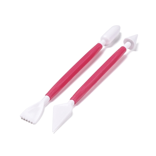PandaHall 8Pcs Plastic Double Heads Modeling Clay Sculpting Tools Set, for Children DIY Pottery Clay Craft Supplies, Cerise..., Red
PandaHall 8Pcs Plastic Double Heads Modeling Clay Sculpting Tools Set, for Children DIY Pottery Clay Craft Supplies, Cerise..., Red