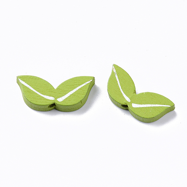 PandaHall Spray Painted Natural Wood Beads, Printed, Leaf, Lime Green, 9x21x4.5mm, Hole: 1.8mm Wood Leaf Green
PandaHall Spray Painted Natural Wood Beads, Printed, Leaf, Lime Green, 9x21x4.5mm, Hole: 1.8mm Wood Leaf Green
