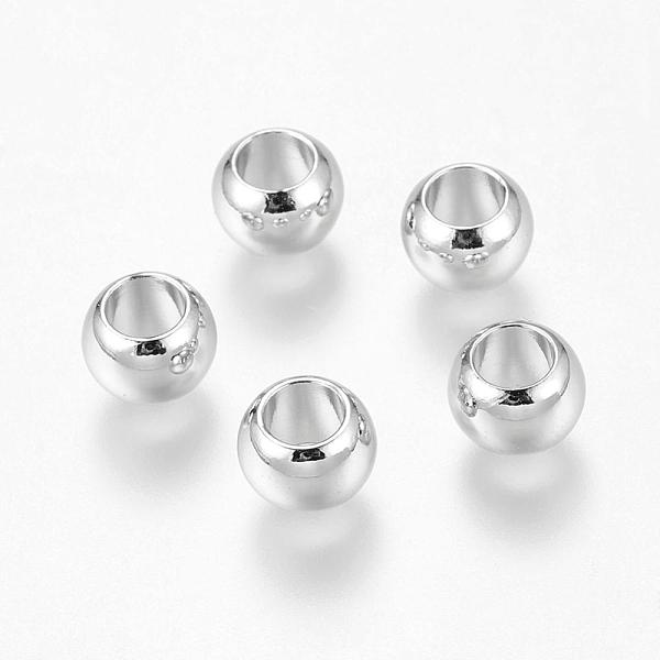 PandaHall Environment Brass European Beads, Lager Hole Beads, Long-Lasting Plated, Rondelle, Platinum, 8x5.5mm, Hole: 4.5mm Brass Rondelle
PandaHall Environment Brass European Beads, Lager Hole Beads, Long-Lasting Plated, Rondelle, Platinum, 8x5.5mm, Hole: 4.5mm Brass Rondelle