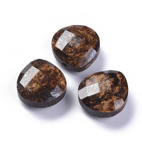 PandaHall Natural Bronzite Charms, Faceted, Teardrop, 14x13x6mm, Hole: 0.8mm Bronzite Teardrop
PandaHall Natural Bronzite Charms, Faceted, Teardrop, 14x13x6mm, Hole: 0.8mm Bronzite Teardrop