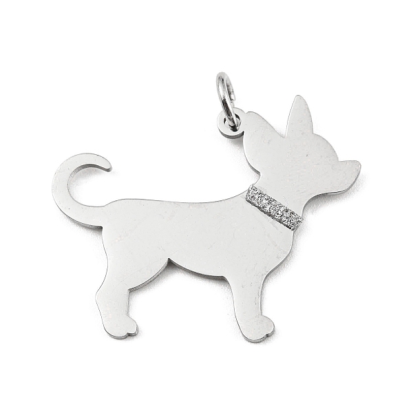 PandaHall 304 Stainless Steel Pendants, with Jump Ring and Glitter, Stamping Blank Tag, Dog Charm, Stainless Steel Color, 25.5x31x1.5mm...
PandaHall 304 Stainless Steel Pendants, with Jump Ring and Glitter, Stamping Blank Tag, Dog Charm, Stainless Steel Color, 25.5x31x1.5mm...