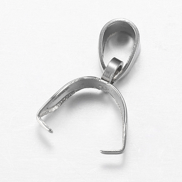 PandaHall 201 Stainless Steel Ice Pick Pinch Bails, Stainless Steel Color, 11.5x11x4mm, Hole: 3.5x6mm, Inner: 7x10mm, Pin: 0.3x0.6mm 201...
PandaHall 201 Stainless Steel Ice Pick Pinch Bails, Stainless Steel Color, 11.5x11x4mm, Hole: 3.5x6mm, Inner: 7x10mm, Pin: 0.3x0.6mm 201...