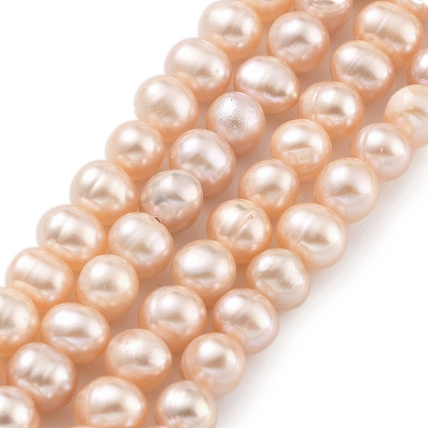 PandaHall Natural Cultured Freshwater Pearl Beads Strands, Potato, Light Salmon, 5~6mm, Hole: 0.6mm, about 33pcs/strand, 6.89~7.09 inch...
PandaHall Natural Cultured Freshwater Pearl Beads Strands, Potato, Light Salmon, 5~6mm, Hole: 0.6mm, about 33pcs/strand, 6.89~7.09 inch...