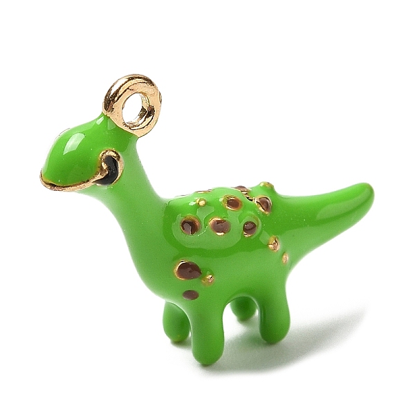 PandaHall Alloy Enamel Pendants, Golden, Dinosaur Charm, Lime Green, 20x20x5mm, Hole: 1.5mm Alloy+Enamel Dinosaur Green
PandaHall Alloy Enamel Pendants, Golden, Dinosaur Charm, Lime Green, 20x20x5mm, Hole: 1.5mm Alloy+Enamel Dinosaur Green