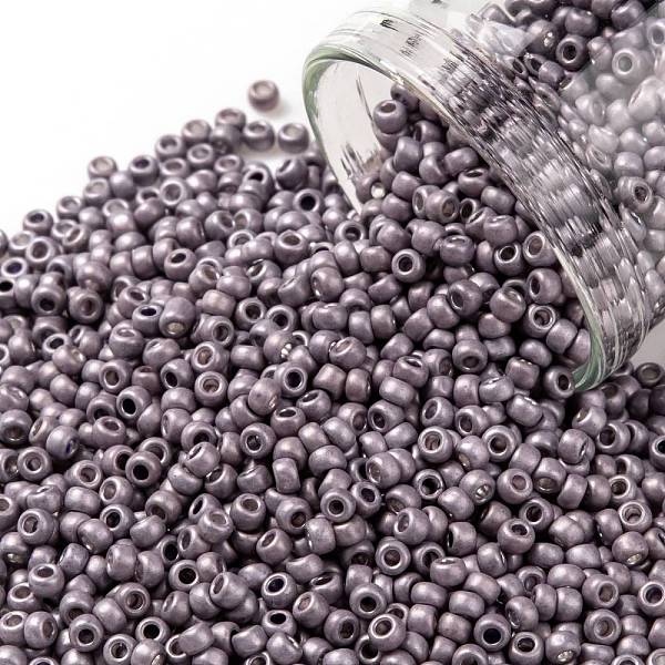 PandaHall TOHO Round Seed Beads, Japanese Seed Beads, Frosted, (554F) Matte Galvanized Lavender, 11/0, 2.2mm, Hole: 0.8mm, about 5555pcs/50g..., Purple
PandaHall TOHO Round Seed Beads, Japanese Seed Beads, Frosted, (554F) Matte Galvanized Lavender, 11/0, 2.2mm, Hole: 0.8mm, about 5555pcs/50g..., Purple