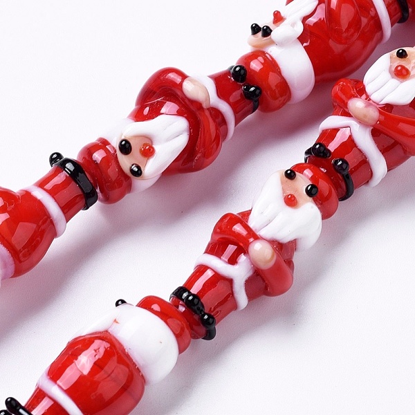 PandaHall Lampwork Beads, For Christmas, Father Christmas, Red, 24~27x10~14x13~17mm, Hole: 1.8mm Lampwork Human Red
PandaHall Lampwork Beads, For Christmas, Father Christmas, Red, 24~27x10~14x13~17mm, Hole: 1.8mm Lampwork Human Red