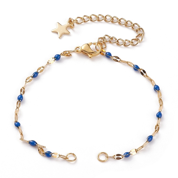 PandaHall Vacuum Plating 304 Stainless Steel Link Chain Bracelet Making, with Enamel, Lobster Claw Clasps & Chain Extender & Jump Rings...
PandaHall Vacuum Plating 304 Stainless Steel Link Chain Bracelet Making, with Enamel, Lobster Claw Clasps & Chain Extender & Jump Rings...
