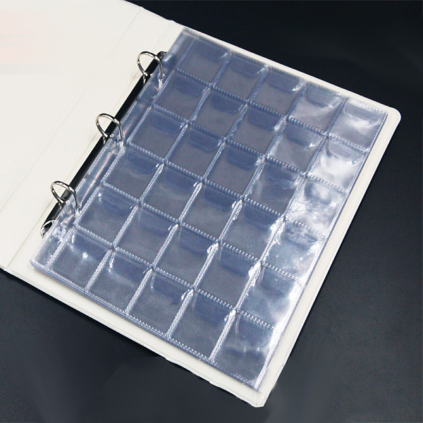 PandaHall 30-Pocket PVC Coin Collection Pages, Sleeve Page Protectors for 3-Ring Binders, Coin & Bedge Storaging Holders, Clear, 25.2x19.5cm...
PandaHall 30-Pocket PVC Coin Collection Pages, Sleeve Page Protectors for 3-Ring Binders, Coin & Bedge Storaging Holders, Clear, 25.2x19.5cm...