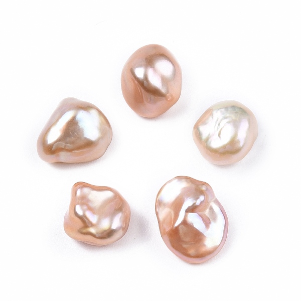 PandaHall Natural Baroque Keshi Pearl Beads, Freshwater Pearl Beads, No Hole, Nuggets, Bisque, 9~11x8~9x5~8mm Keshi Pearl Nuggets Orange
PandaHall Natural Baroque Keshi Pearl Beads, Freshwater Pearl Beads, No Hole, Nuggets, Bisque, 9~11x8~9x5~8mm Keshi Pearl Nuggets Orange
