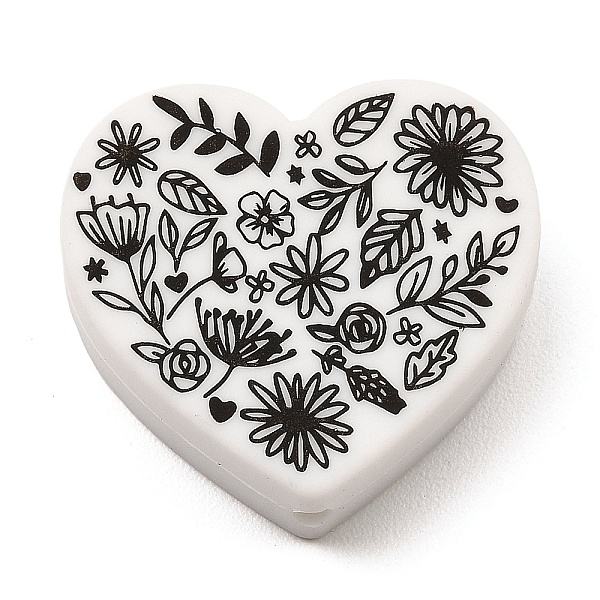 PandaHall Heart Silicone Focal Beads, Chewing Beads For Teethers, DIY Nursing Necklaces Making, Flower, 26x28x8mm, Hole: 2mm Silicone Flower..., Black
PandaHall Heart Silicone Focal Beads, Chewing Beads For Teethers, DIY Nursing Necklaces Making, Flower, 26x28x8mm, Hole: 2mm Silicone Flower..., Black