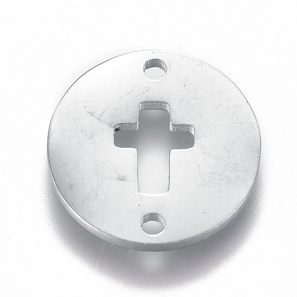 PandaHall 304 Stainless Steel Links connectors, Flat Round with Cross, for Easter, Stainless Steel Color, 12x1mm, Hole: 1.2mm 304 Stainless...
PandaHall 304 Stainless Steel Links connectors, Flat Round with Cross, for Easter, Stainless Steel Color, 12x1mm, Hole: 1.2mm 304 Stainless...