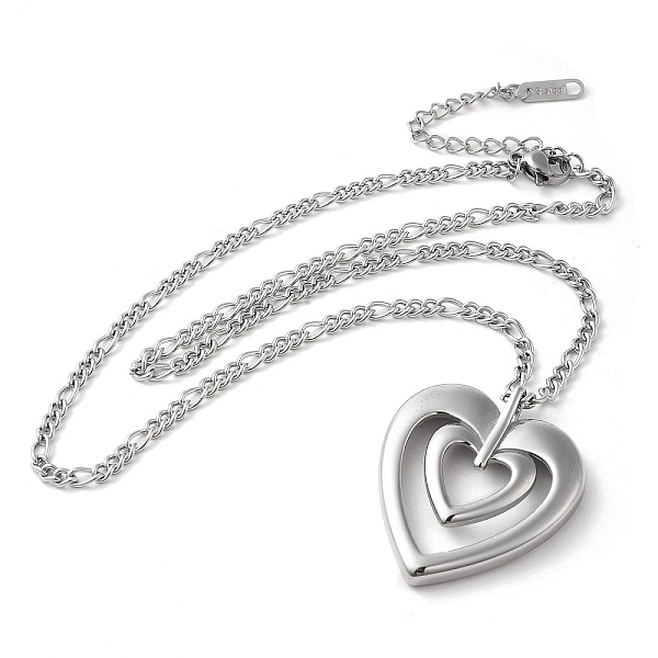 PandaHall 304 Stainless Steel Necklaces for Women, Heart, Stainless Steel Color, 16.30 inch(41.4cm) 304 Stainless Steel Heart
PandaHall 304 Stainless Steel Necklaces for Women, Heart, Stainless Steel Color, 16.30 inch(41.4cm) 304 Stainless Steel Heart