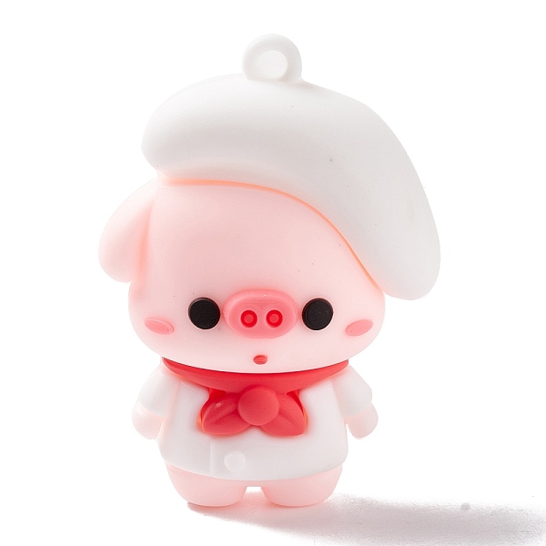 PandaHall PVC Plastic Cartoon Pendants, Pig, White, 48.5x34x25mm, Hole: 3mm PVC Pig White
PandaHall PVC Plastic Cartoon Pendants, Pig, White, 48.5x34x25mm, Hole: 3mm PVC Pig White