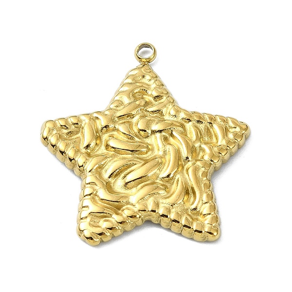 PandaHall Ion Plating(IP) 304 Stainless Steel Pendants, Real 18K Gold Plated, Star, 23.5x22x2mm, Hole: 1.5mm 304 Stainless Steel Star
PandaHall Ion Plating(IP) 304 Stainless Steel Pendants, Real 18K Gold Plated, Star, 23.5x22x2mm, Hole: 1.5mm 304 Stainless Steel Star