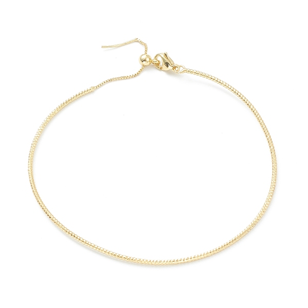 PandaHall Brass Chain Bracelet, Real 18K Gold Plated, 0.15cm, Inner Diameter: 2-1/2 inch(6.5cm) Brass
PandaHall Brass Chain Bracelet, Real 18K Gold Plated, 0.15cm, Inner Diameter: 2-1/2 inch(6.5cm) Brass