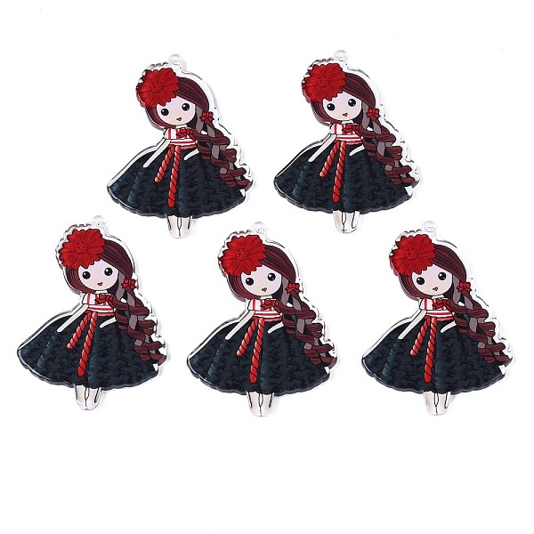 PandaHall Transparent Printed Acrylic Big Pendants, Girl, Red, 70x50x3.5mm, Hole: 2mm Acrylic Human Red
PandaHall Transparent Printed Acrylic Big Pendants, Girl, Red, 70x50x3.5mm, Hole: 2mm Acrylic Human Red